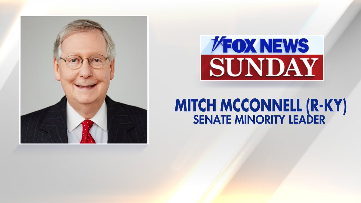 FoxNewsSunday's tweet photo. This week on #FoxNewsSunday @ShannonBream is joined by @LeaderMcConnell, @gen_jackkeane and
@newtgingrich. Check your local listings and tune in! https://t.co/pJ31iFzbY5