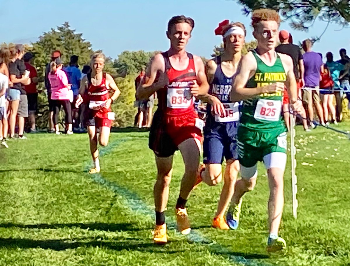 PCS_Pride's tweet photo. What.  A.  Race.  
Boys Class D - State XC (2023)
🥇 State Champ:  Mason McGreer
🥈 State Runner Up:  Eli Goodell

@PCS_Pride Team Finish:  5th

Full Results:  
https://t.co/99fNAu5wfs

#plainsmenpride https://t.co/Vl4a4t5CzE