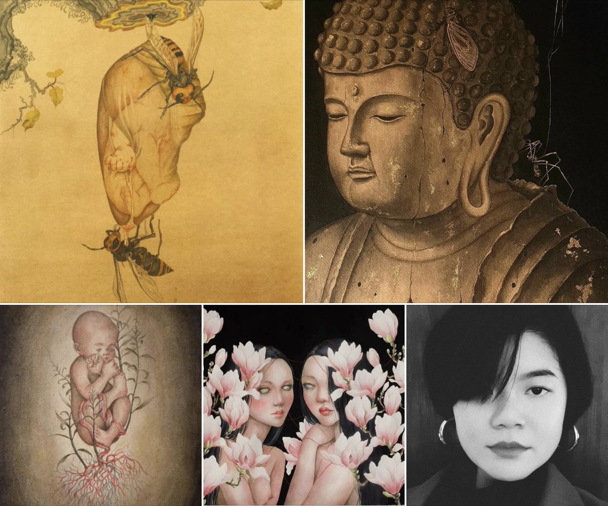 Hoài-Phương Nguyễn is a self-taught traditional media illustration artist hailing from Saigon and now based in Bologna, Italy. hoai-phuong.com instagram.com/hoaiphuong.art/ #vietnameseartist #vietkieuartist