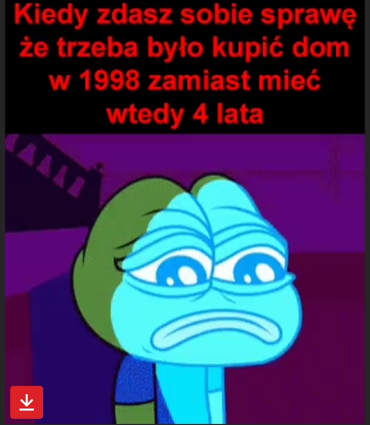 Turmalinowy's tweet photo. W 1998 miałem dopiero 3 a trzeba było mieć już 4 i kupić ten ten dom... #memy #polska #śmieszne #nowe #zabawne #dom #kup #sprawa #trzeba #lata #zamiast #hasztag https://t.co/fXp09TWoOS