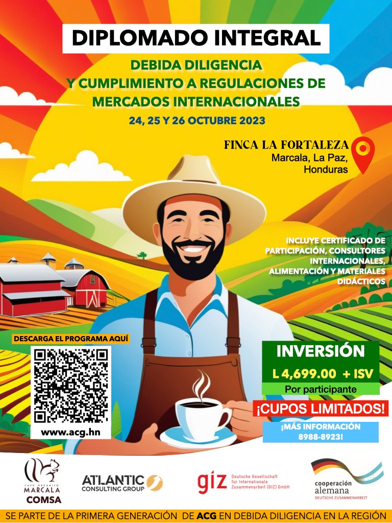 AcgTalks's tweet photo. 🌍✨ ¡Diplomado Integral en Debida Diligencia y Cumplimiento a Regulaciones de Mercados Internacionales!  🎓 Sé parte de la 1ª generación certificada por @acgtalks. 💼 Aprendizaje, materiales y diploma incluido. 💰 L 4,699.00. 🔗 [Más info aquí en X] 
#DebidaDiligencia #Diplomado https://t.co/vHu4N0CbOM