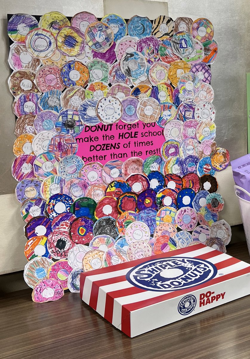 MrsGrayCFISD's tweet photo. It is so easy to celebrate such a deserving principal! @WarnerCFISD 

Sprinkled with love,
Kinder team! ❤️ https://t.co/ulpORZtxwh