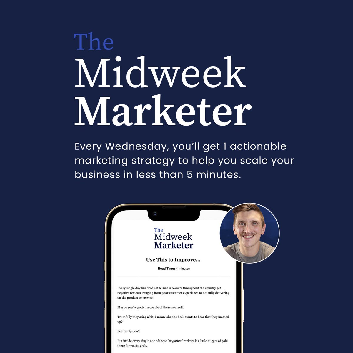 MikeTandarich's tweet photo. Why I completely rebranded my newsletter after launching it.

1. Just launch
The initial goal was to get my newsletter out the door.

2. Clarity
"The Take Over" doesn't really explain what the newsletter is. "The Midweek Marketer" Newsletter clearly states it https://t.co/o8CfGOsQ2o
