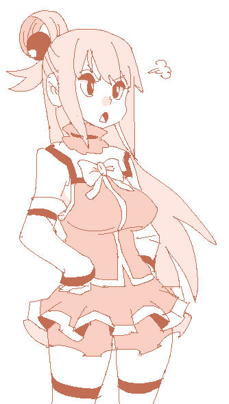 アクシズ教
女神さまに朝の礼拝 