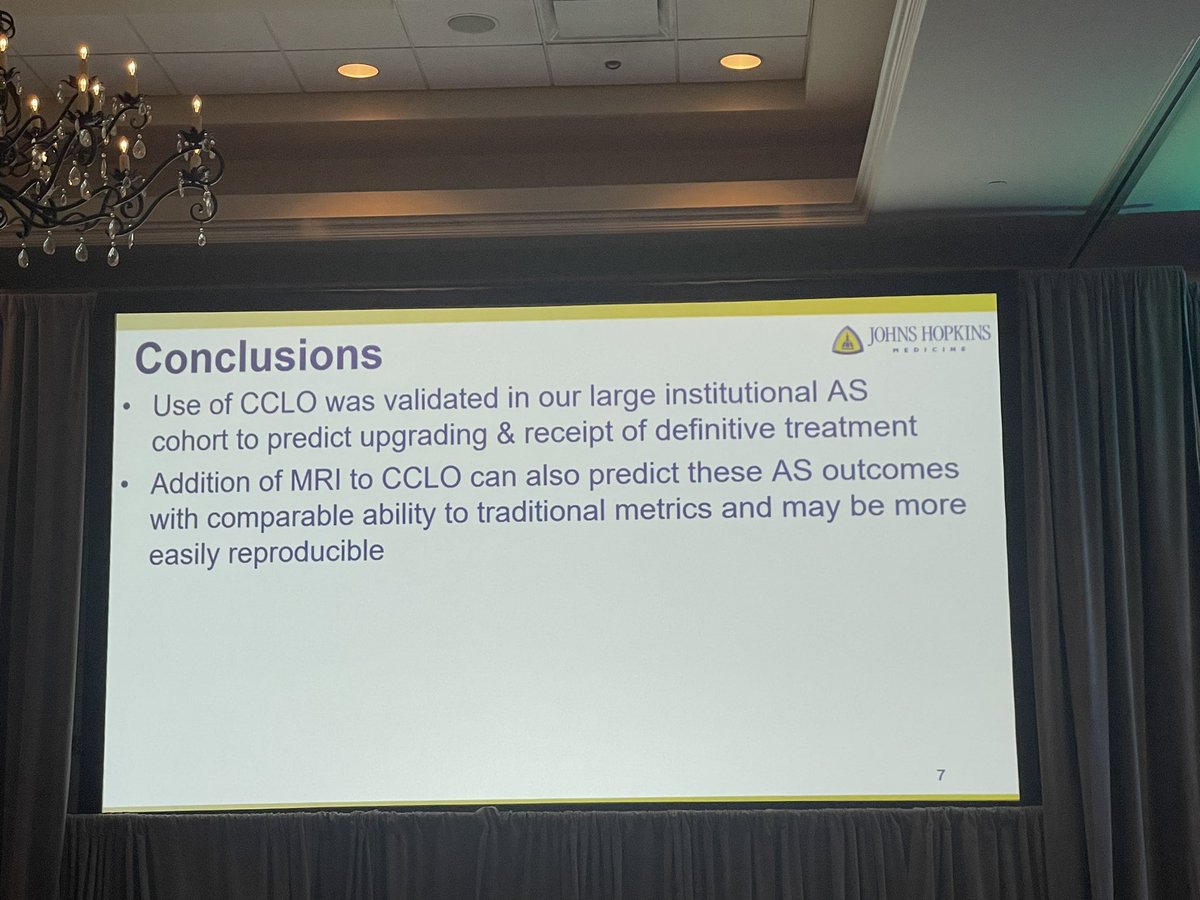 Arvin K. George, MD (@arvinkgeorge) on Twitter photo <a href="/SeanFletcherMD/">Sean Fletcher</a> has his eyes 👀 on the prize 🏆!
Resident prize essay podium <a href="/MidAtlanticAUA/">Mid-Atlantic Section of the AUA | MAAUA</a>
Does tumor volume predict reclassification on active surveillance?
<a href="/brady_urology/">The Johns Hopkins Brady Urological Institute</a> <a href="/MCliftonMD/">Marisa Clifton</a> <a href="/MaxKates/">Max Kates</a> @cpavmd <a href="/SeanFletcherMD/">Sean Fletcher</a> has his eyes 👀 on the prize 🏆!
Resident prize essay podium <a href="/MidAtlanticAUA/">Mid-Atlantic Section of the AUA | MAAUA</a>
Does tumor volume predict reclassification on active surveillance?
<a href="/brady_urology/">The Johns Hopkins Brady Urological Institute</a> <a href="/MCliftonMD/">Marisa Clifton</a> <a href="/MaxKates/">Max Kates</a> @cpavmd