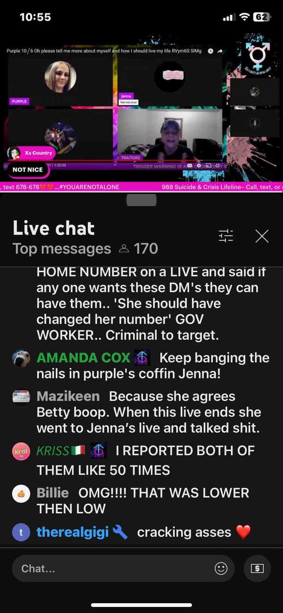 Lillysmomma26's tweet photo. @YouTube https://t.co/ExKtLiUZKf

this person is calling for people to mass strike another channel, she has already taken someone elses channel down with alot of false strikes, and her people are saying their mass reporting a few channels https://t.co/mk4GDxtt3v