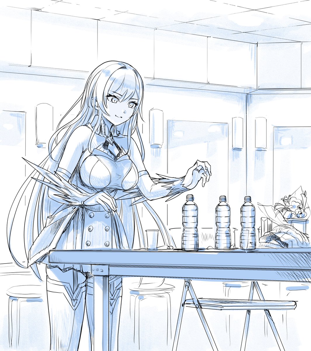 自分の飲んだ水がどれかわからなくて楽屋でフリーズしたままのフレン #フレン見て