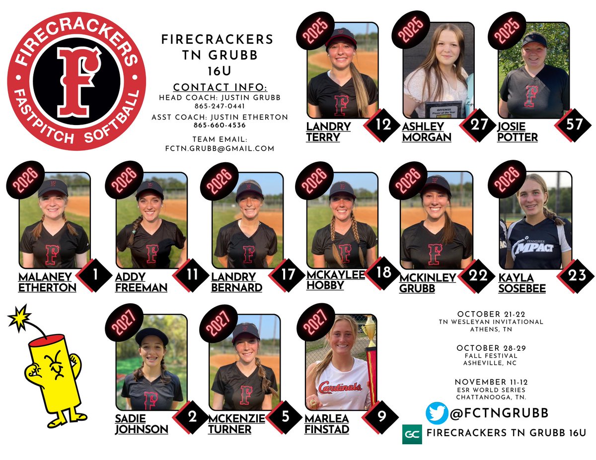 Roster Update 👀🥎🧨