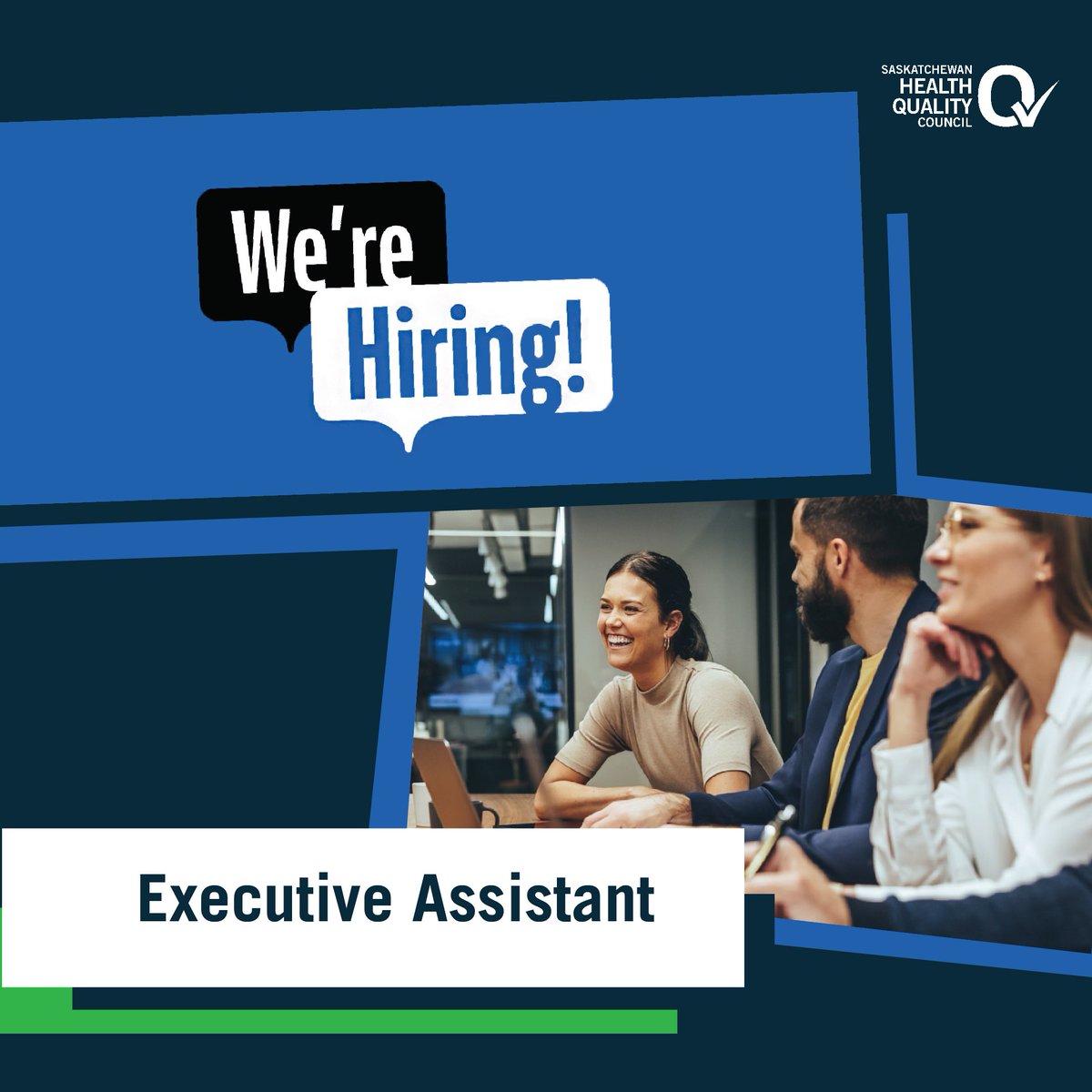 Apply now for our Executive Assistant position! This role is responsible for providing support to the CEO, board of directors, senior leadership team, and the human resources department. 
Learn More! 
saskhealthquality.ca/about-us/caree…