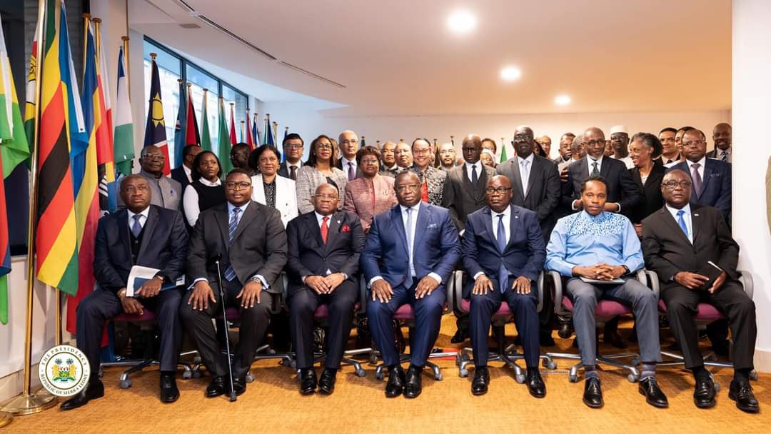 Addressing OACPS Ambassadors here in Brussels, and also pitching Sierra Leone as a choice destination to some key business leaders, His Excellency <a href="/PresidentBio/">Barram</a> has been hailed as ‘a beacon of hope, leadership, and transformation on the continent’.