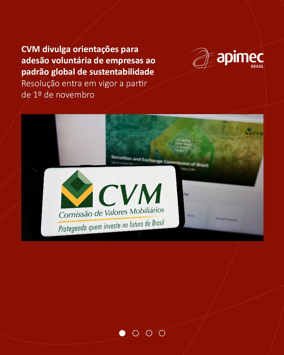 ApimecBrasil's tweet photo. .
.
.
#APIMECBrasil #CVM #CBPS #mercadode capitais #sustentabilidade #RSS1 #mercadodecapitaisdobrasil #ESG #ISSBinternationalsustainabilitystandards board https://t.co/6ELRKYJCOc