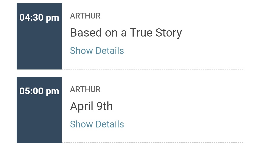 itspeeebs's tweet photo. Taking suggestions. We need a catchy name for when PBS schedules two double-length Arthur episodes back to back. It happened today. https://t.co/XkwfAJEoRb