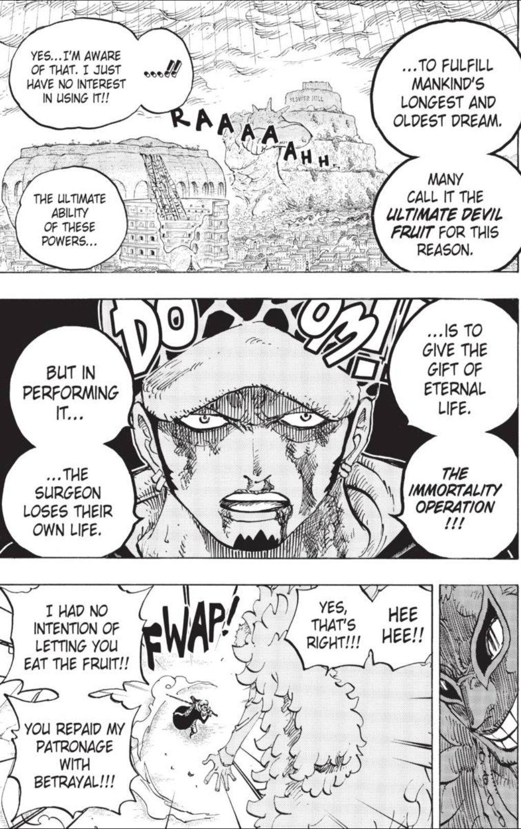 The Will of Marco (マルコの意志) on X: My favorite Devil Fruit abilities  according to type: Paramecia - Law's Ope-Ope no Mi Logia - Enel's Goro-Goro  no Mi Zoan - Marco's Tori-Tori no