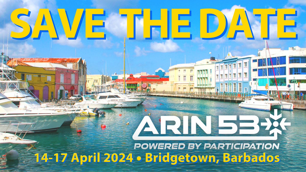 With the close of #ARIN52 today, we bid you farewell and look forward to seeing you in the spring for #ARIN53 in #Barbados and online!