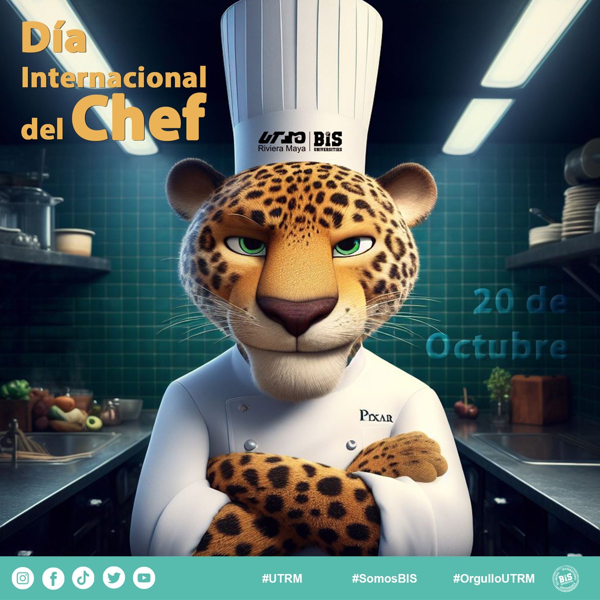 Feliz día Internacional del Chef a la comunidad de la carrera de Gastronomía.