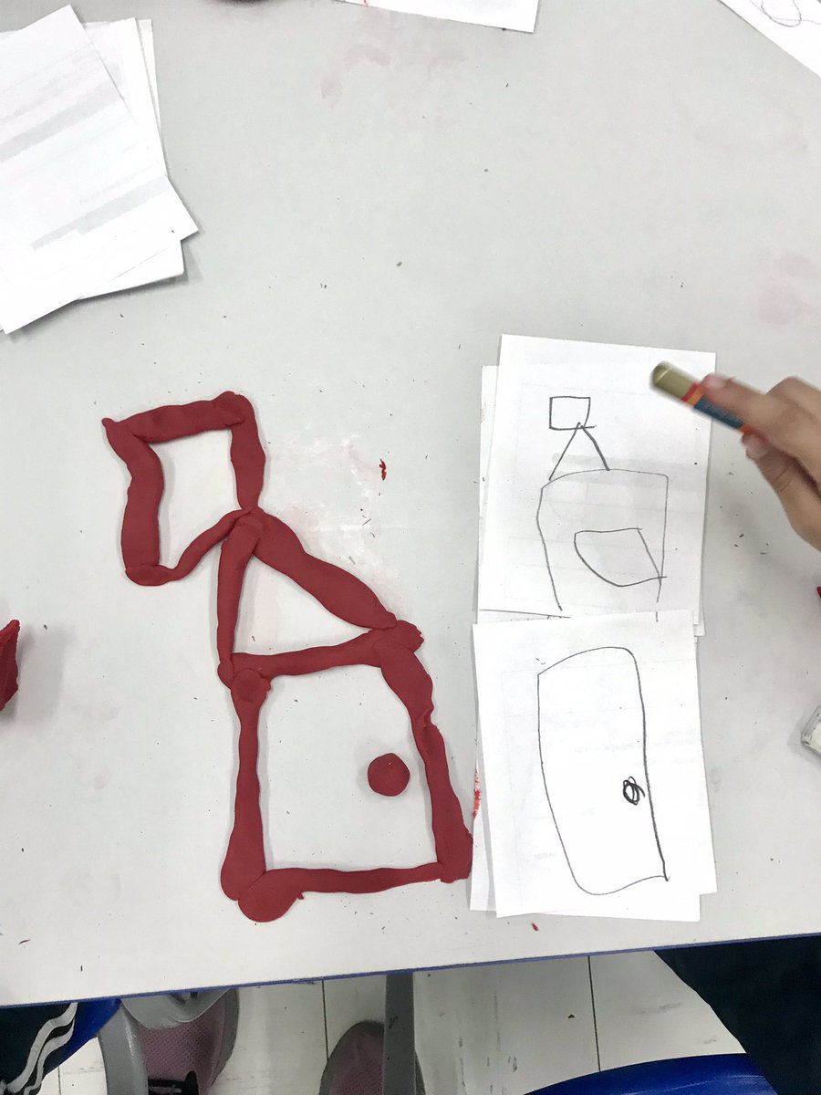 4 year-olds design, too! These little nuggets are challenging themselves to get the 💡’s from their 🧠 and get them on 📝 before building them and bringing them to life.