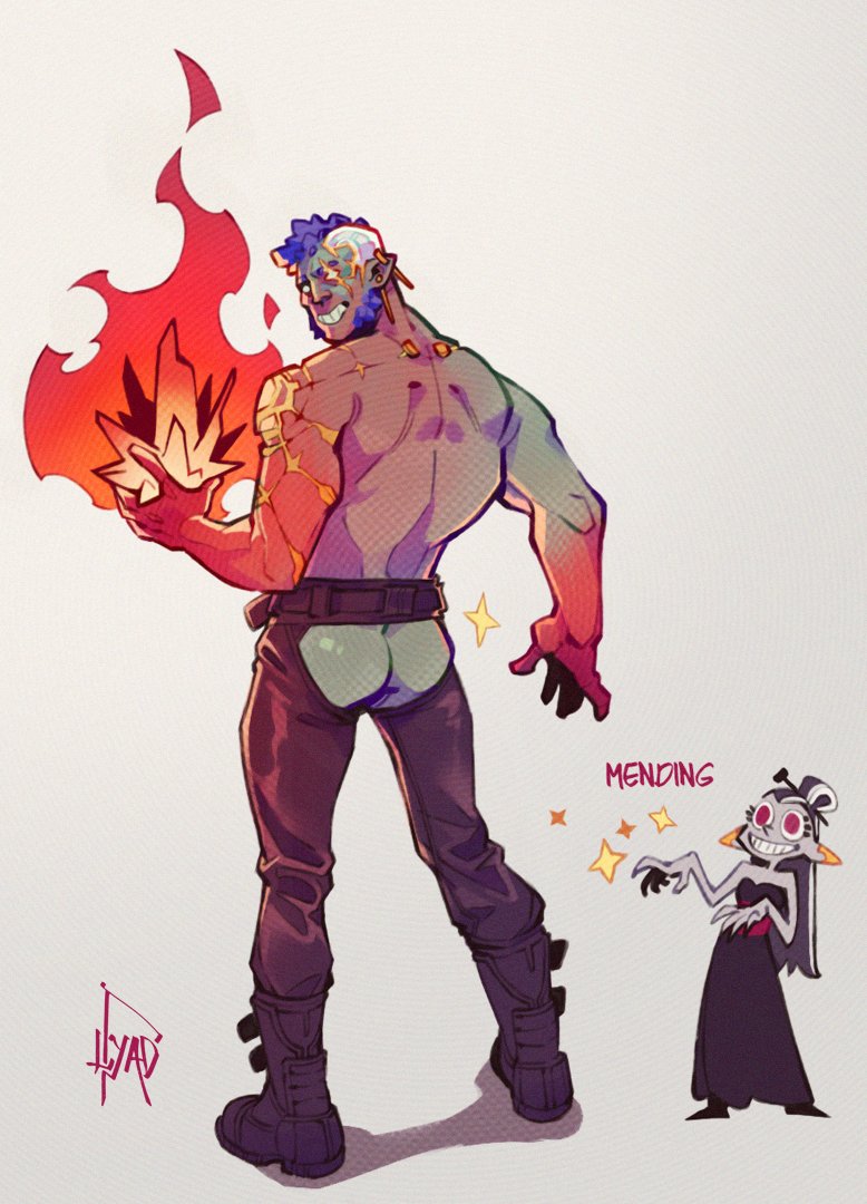 Lyadrielle's tweet photo. Slight NSFW
My brain only registered one thing from Episode 75 of #CriticalRole... I am not sorry XD
#CriticalRoleFanart https://t.co/ItPnI2vKhj
