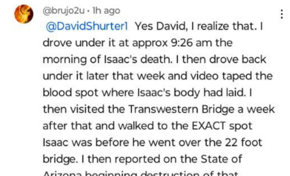AlphaUnseen's tweet image. What strikes me maybe the most (besides David Shurter's comments which seem quite sensible and logical), are the comments on Shurter's video. The goatish gentleman who protesteth too much now says he was at the death scene at "approximately" 9:26 am the morning of #Kappy's death.