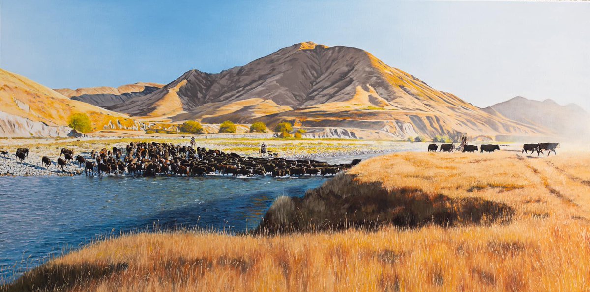 Molesworth Cattle Muster ~ Oil by Cindy Hutton

Oil painting techniques and tutorial with Cindy Hutton I Colour In Your Life
youtube.com/watch?v=qQRiSH…

#artistsontwitter #artist