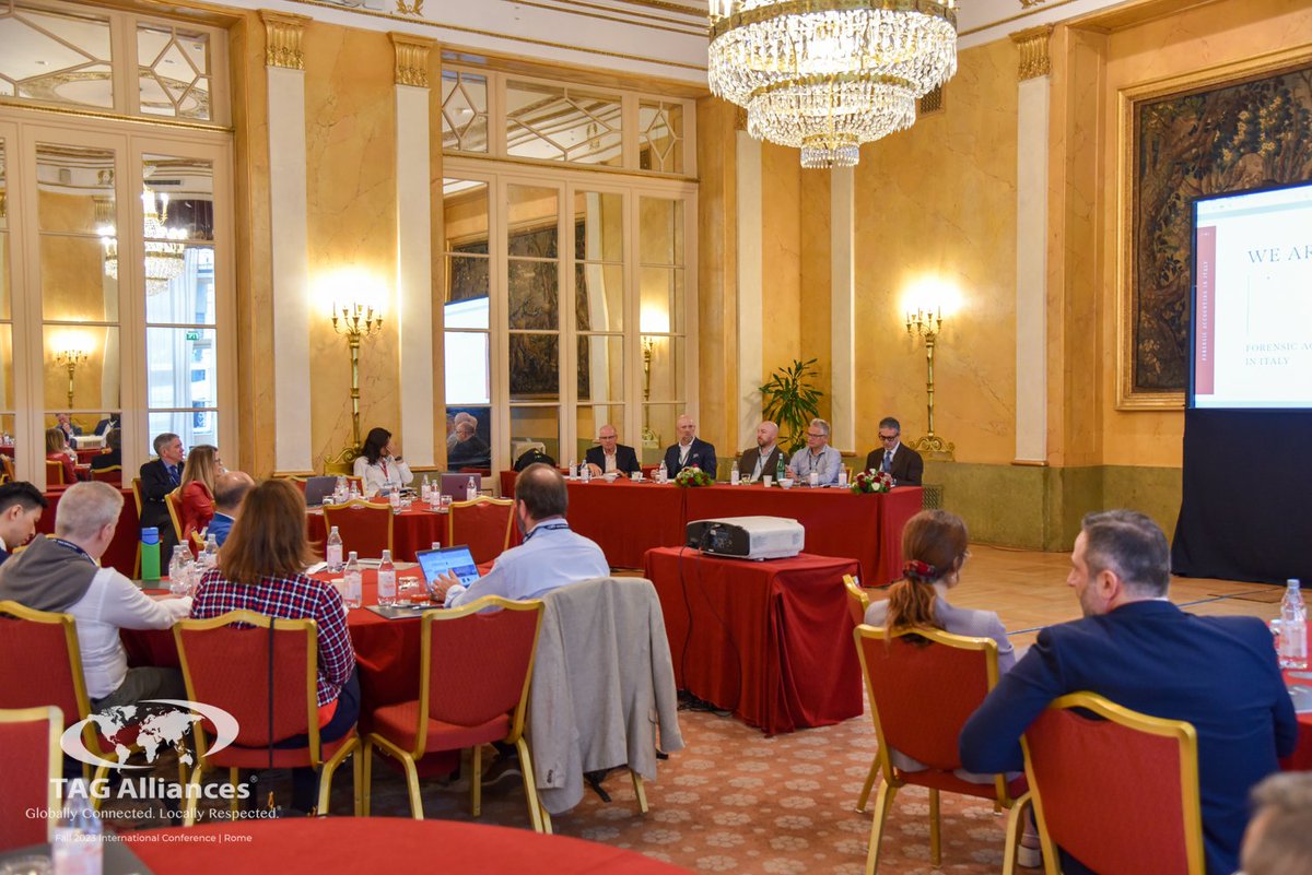 Friday's sessions at our International Conference in #TAGRome with Keynote Speaker <a href="/ashfontana/">Ash Fontana</a>. #Law #Accounting