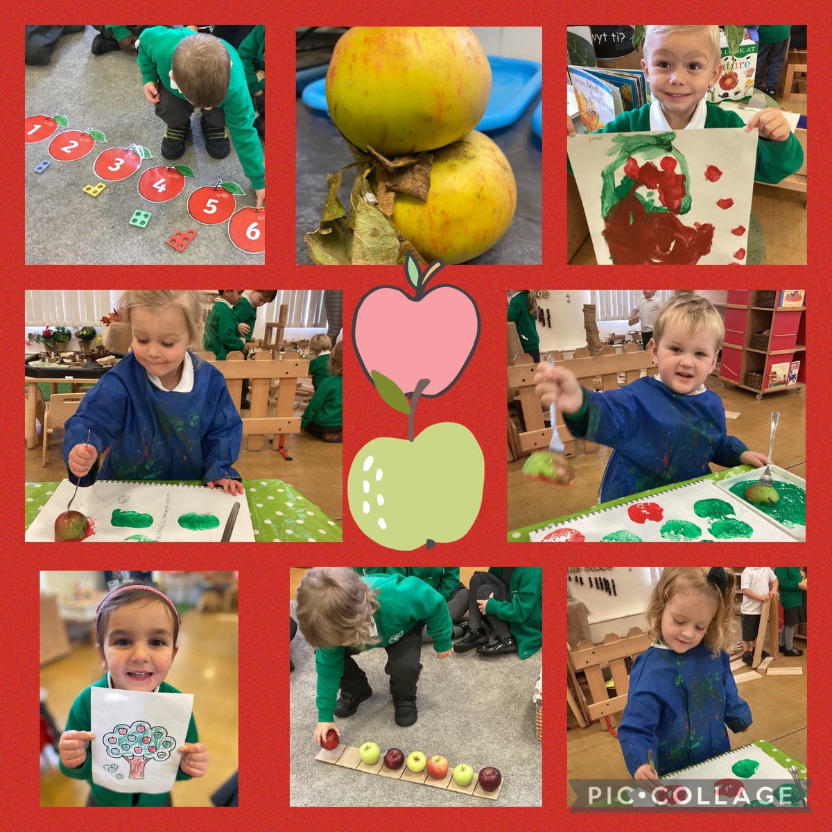 cwp_early_years's tweet photo. Tomorrow is Apple Day! 

Nursery pupils had a fun-filled week exploring apples! We didn’t realise that apples could be used in so many different ways! 🍎🍏#AppleDay https://t.co/W65fI0mJaf