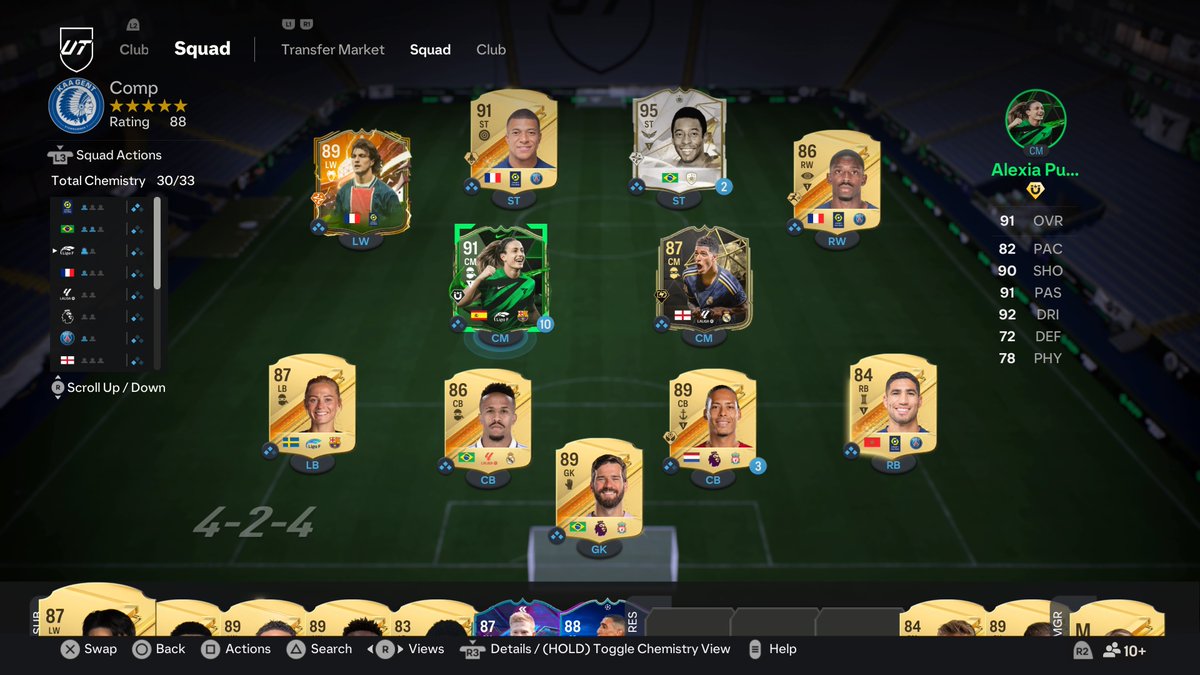 Team for tomorrow, i have 350 coins left.