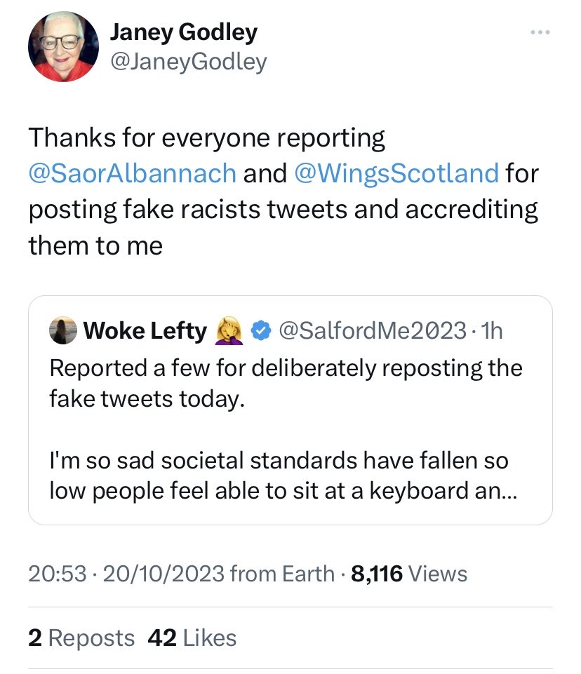 Racist furiously accuses people of making up different racism to all the racism she actually did.