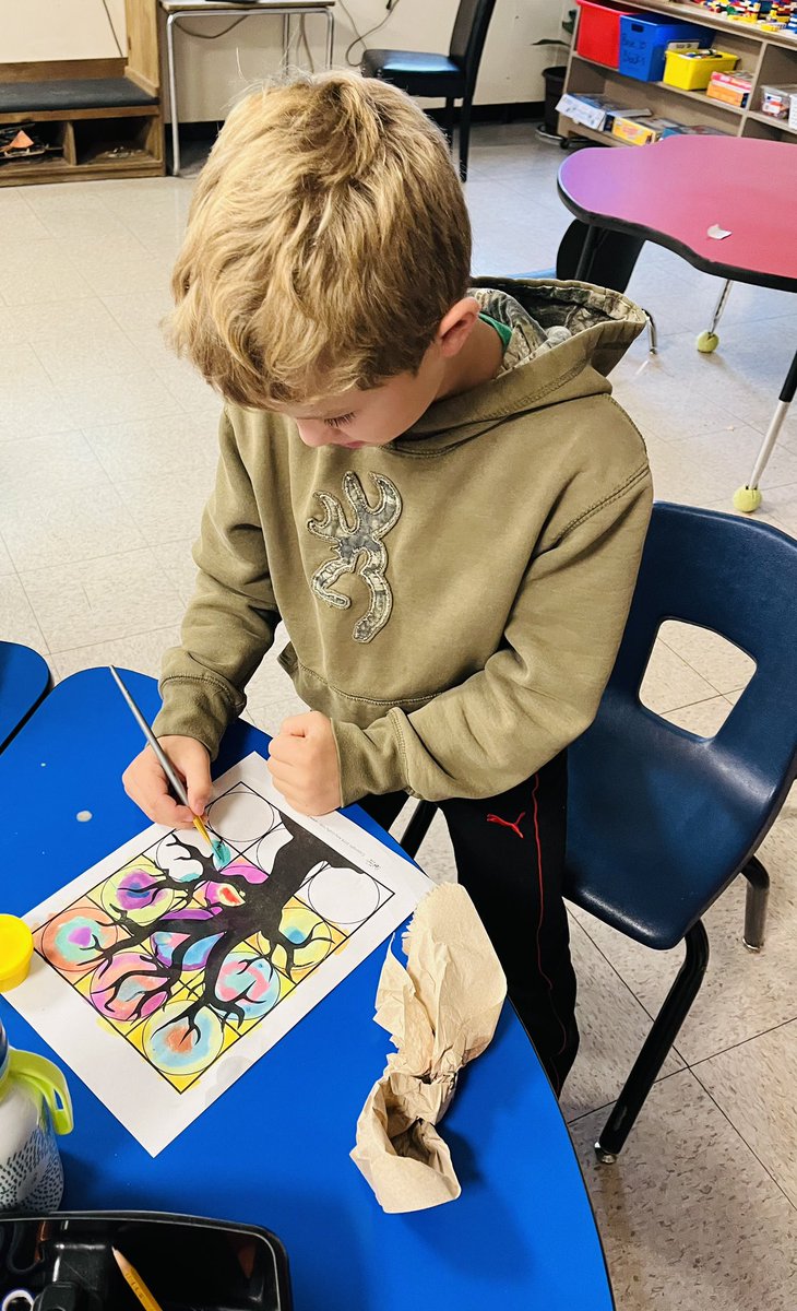 Grade 2/3 explored Wassily Kandinsky’s synesthesia and famous concentric circles today 🎨 <a href="/alcdsb_cart/">St. Carthagh Catholic School</a> <a href="/maccaul/">Tina MacCauley-Gray</a>