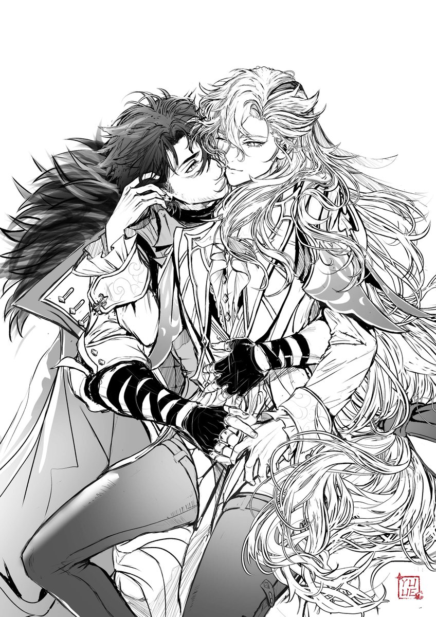 YuueFa's tweet photo. Love those two so much really want to continue these sketches series (their clothes are a nightmare to draw though XD) ☺️ #wriolette https://t.co/FCBTLFH6OS