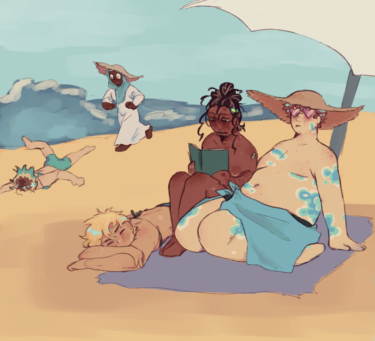 beach day!! i had fun with this [ #magtober ]