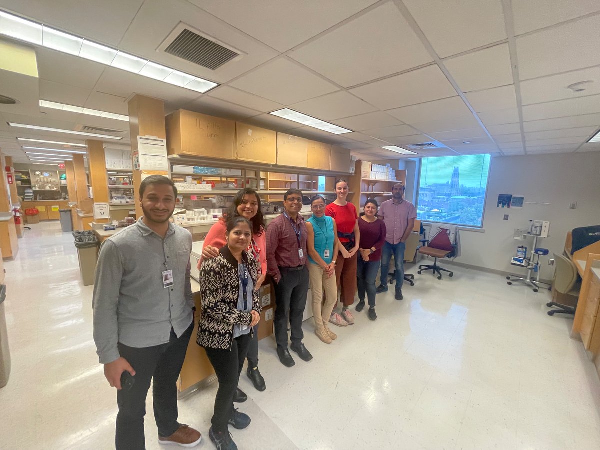 Srikant Rangaraju (@rangarajulab) on Twitter photo Its been 3 weeks since our lab officially started at <a href="/NeurologyYale/">Yale Neurology</a> <a href="/Yale/">Yale University</a> !
Gearing up to resume science very soon! Thanks to amazing folks in our Yale team: Claudia, Prateek, Ali, Ruth, Upasna, Rashmi, Dilpreet. Its been 3 weeks since our lab officially started at <a href="/NeurologyYale/">Yale Neurology</a> <a href="/Yale/">Yale University</a> !
Gearing up to resume science very soon! Thanks to amazing folks in our Yale team: Claudia, Prateek, Ali, Ruth, Upasna, Rashmi, Dilpreet.