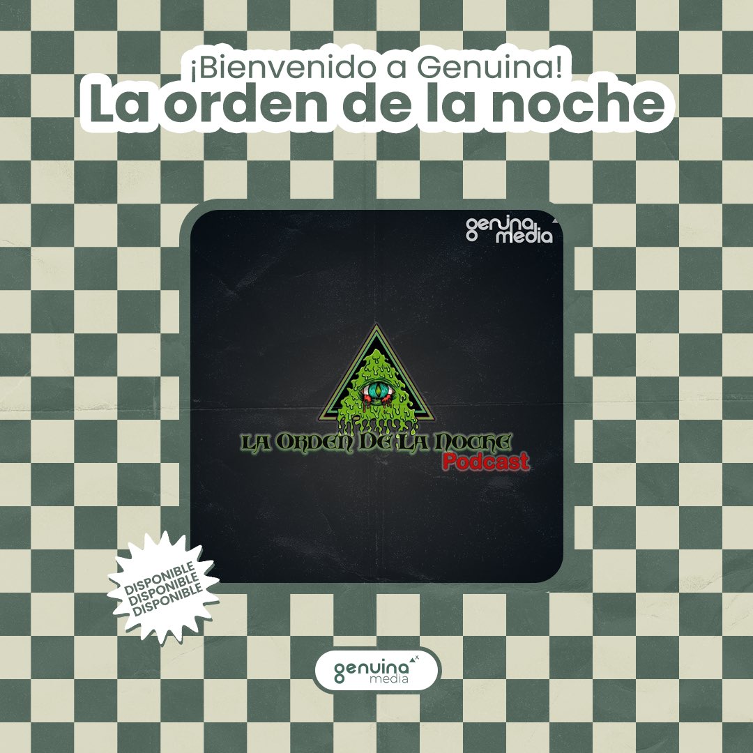 Una nueva orden se impone 👀 Bienvenidos a Genuina @laordendelanoche 🙌 🎃Acompaña a sus anfitriones, Mario Rodríguez y Luis Elizondo, en un viaje único donde convergen el pasado, el presente y el futuro. ➡️ ¡No te lo pierdas! #podcast #miedo #relatos #octubre #halloween