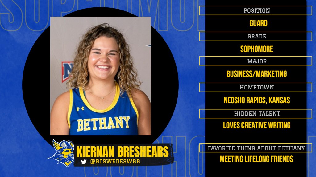Meet the Swedes!

Introducing our second sophomore, Kiernan Breshears!