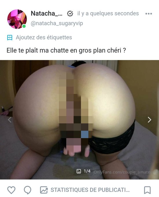 Je viens de poster 4 photos m&eacute;ga hot de mon cul et ma chatte en gros plan pour mes fans 🎁💐   https://t<a href="/tag/nude"class="tags"><span>#nude</span></a><a href="/tag/pussy"class="tags"><span>#pussy</span></a><a href="/tag/onlyfans"class="tags"><span>#onlyfans</span></a><a href="/tag/onlyfan"class="tags"><span>#onlyfan</span></a><a href="/tag/onlyfansgirl"class="tags"><span>#onlyfansgirl</span></a>