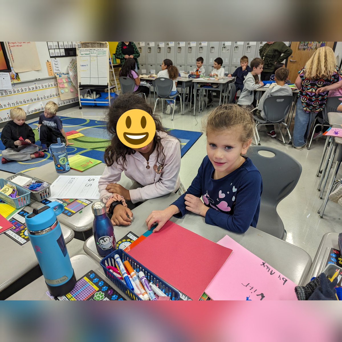 InquiryEdu's tweet photo. #Writers celebration with Mrs Corbin's 2nd grade class! Authentic audience for these enthusiastic & talented writers!β€οΈ #WritingCommunity #3rdgrade #edutwitter #teachertwitter #talawandaempowers #pbl #writing #teaching https://t.co/yUQh3FOJ6M