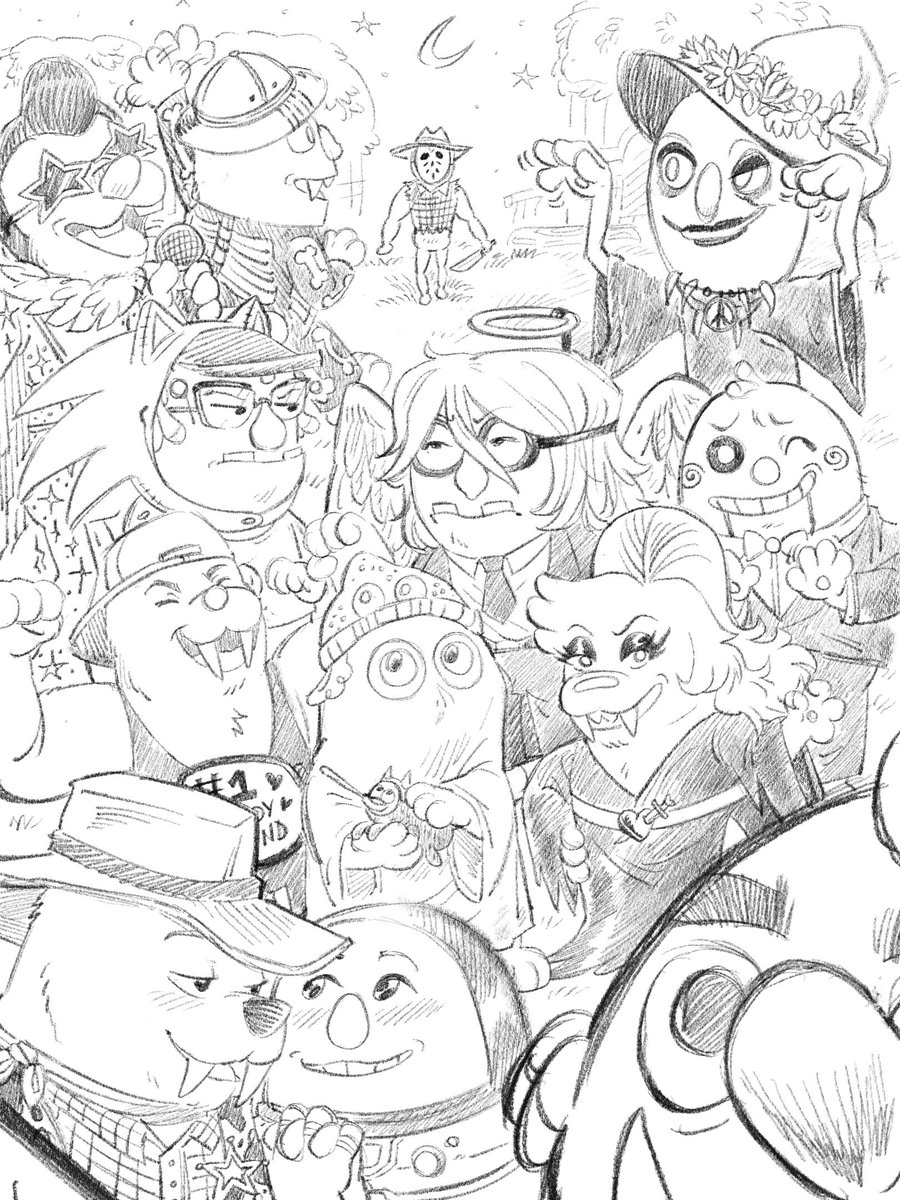 YoungHorses's tweet image. Happy Grump-o-ween from the Young Horses! 🎃🍬