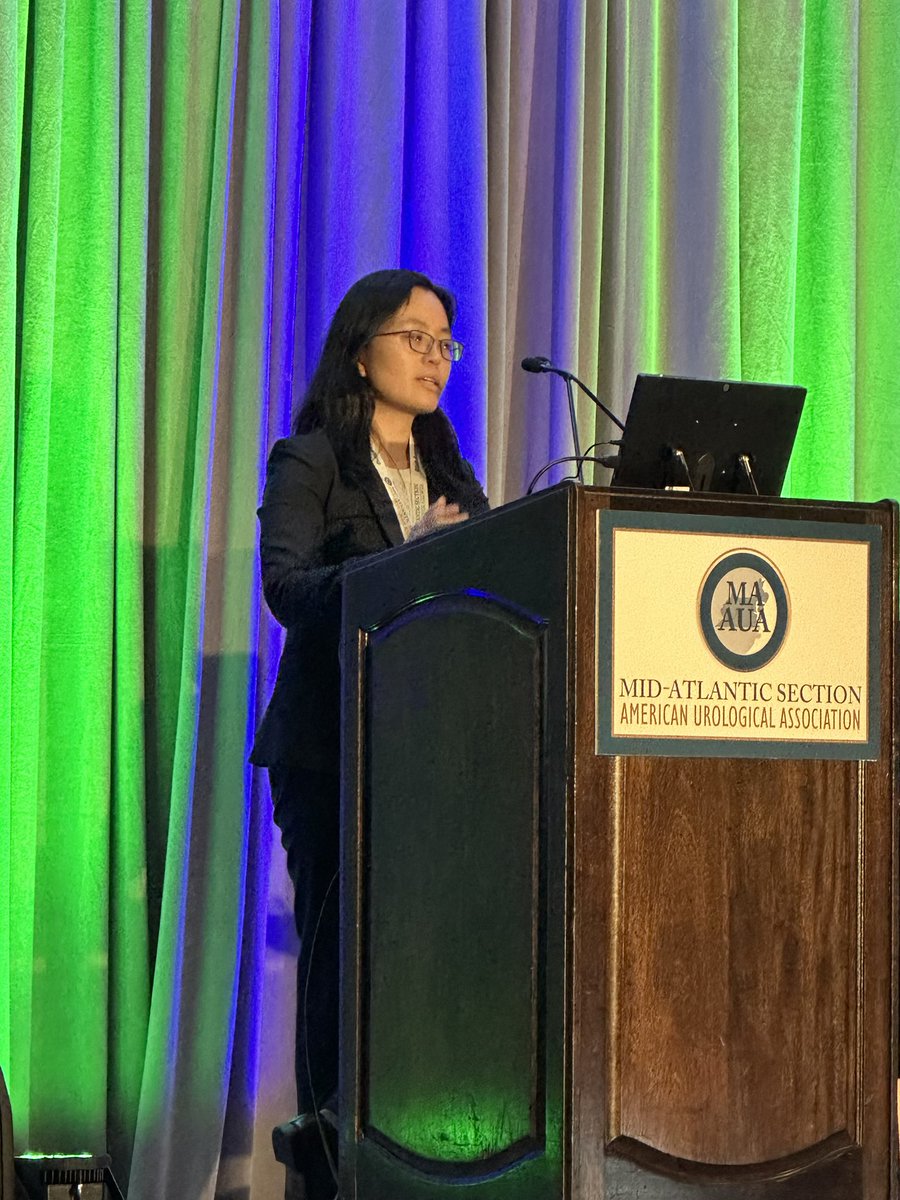 Dr. Chen presenting our work on cost effectiveness and ccls score at MAAUA ⁦@uvaurology⁩ ⁦@AmerUrological⁩ ⁦@MidAtlanticAUA⁩