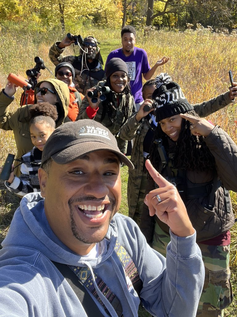 Birding is for EVERYONE, even YOU! #WeOutHere 📷👐🏾🖤