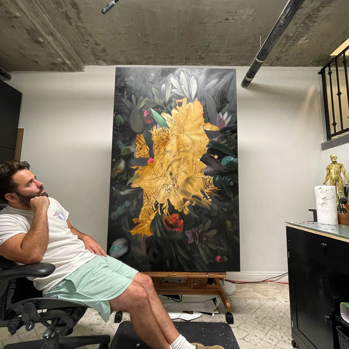 JesseOzar's tweet image. Looking at how much more I have to go with my oil painting
#HyperRealisticArt #OilPainting #ArtCollectors #FineArt #SkullArt  #ContemporaryArt #ArtForSale  #GalleryPiece #InvestInArt #ArtisticDetail #OilMasterpiece  #UniqueArtwork #ModernRealism #ArtEnthusiast #CollectibleArt