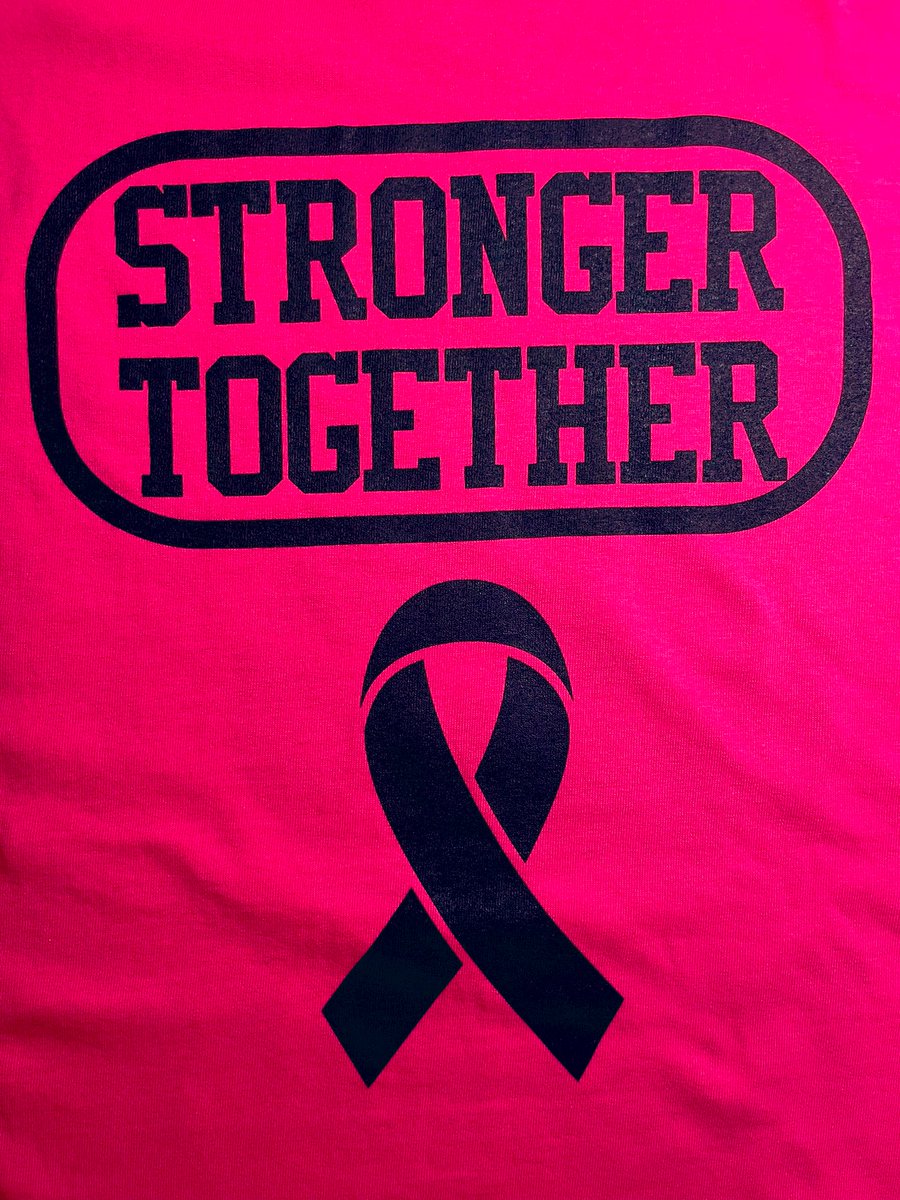 CoachWienclaw's tweet photo. Mineola Varsity Football will be dedicating tomorrows game to Breast Cancer Awareness. The team wore these shirts in school to support and will wear pink accessories as part of their uniform Saturday! 

Go Mustangs‼️ https://t.co/989inJ9IoE
