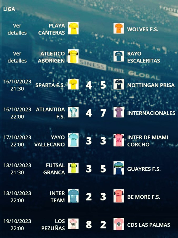 Después de que nos tocara descansar, así termina la Jornada 3:
6° clasificados🏅
"Un animal "herido", es más peligroso que uno sano"😠
Qué siga la remontada👊🏽 !!!
Próx enfrentamiento:
MIÉRCOLES, 25 oct,
22 h, López Socas📍
Contra el Rayo Escaleritas (7°)

#AQUIESTAELPLAYA
💛💙💛