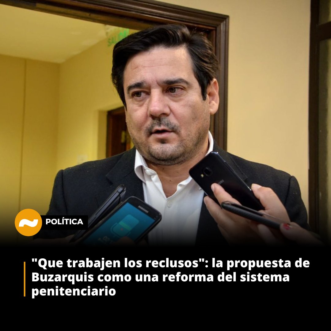 nanduti's tweet photo. "Que trabajen los reclusos": la propuesta de Buzarquis como una reforma del sistema penitenciario 🤔

🗣️“Tenemos que hacer como hacen en otros países, que trabajen. El Estado paraguayo tiene muchas necesidades, pueden construir rutas, reparar puentes, trabajar en carpintería, etc.”, fue lo que expresó @SalynBuzarquis al presidente de la República @SantiPenap, como un proyecto para la reforma del sistema penitenciario.

📻#1020AM
📲https://t.co/Y5LAarOVfn