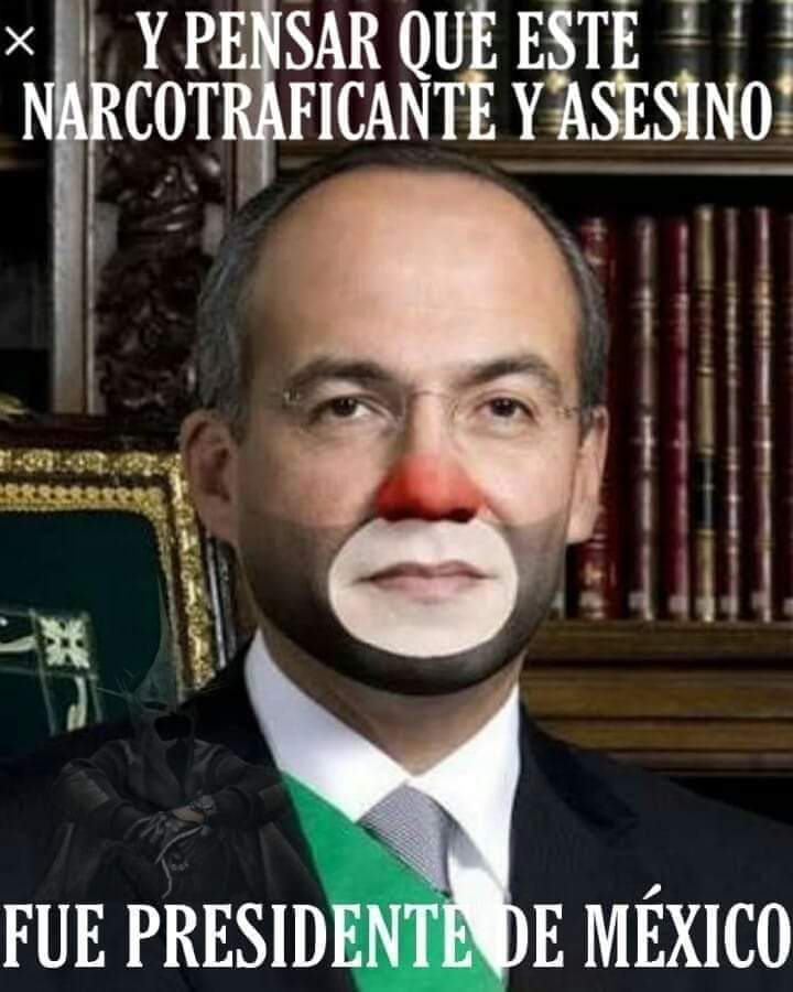 dlilyrules's tweet photo. @FelipeCalderon @SalCamarena #NarcoCalderón
#MiserableCorrupto https://t.co/L3hQdbGrte