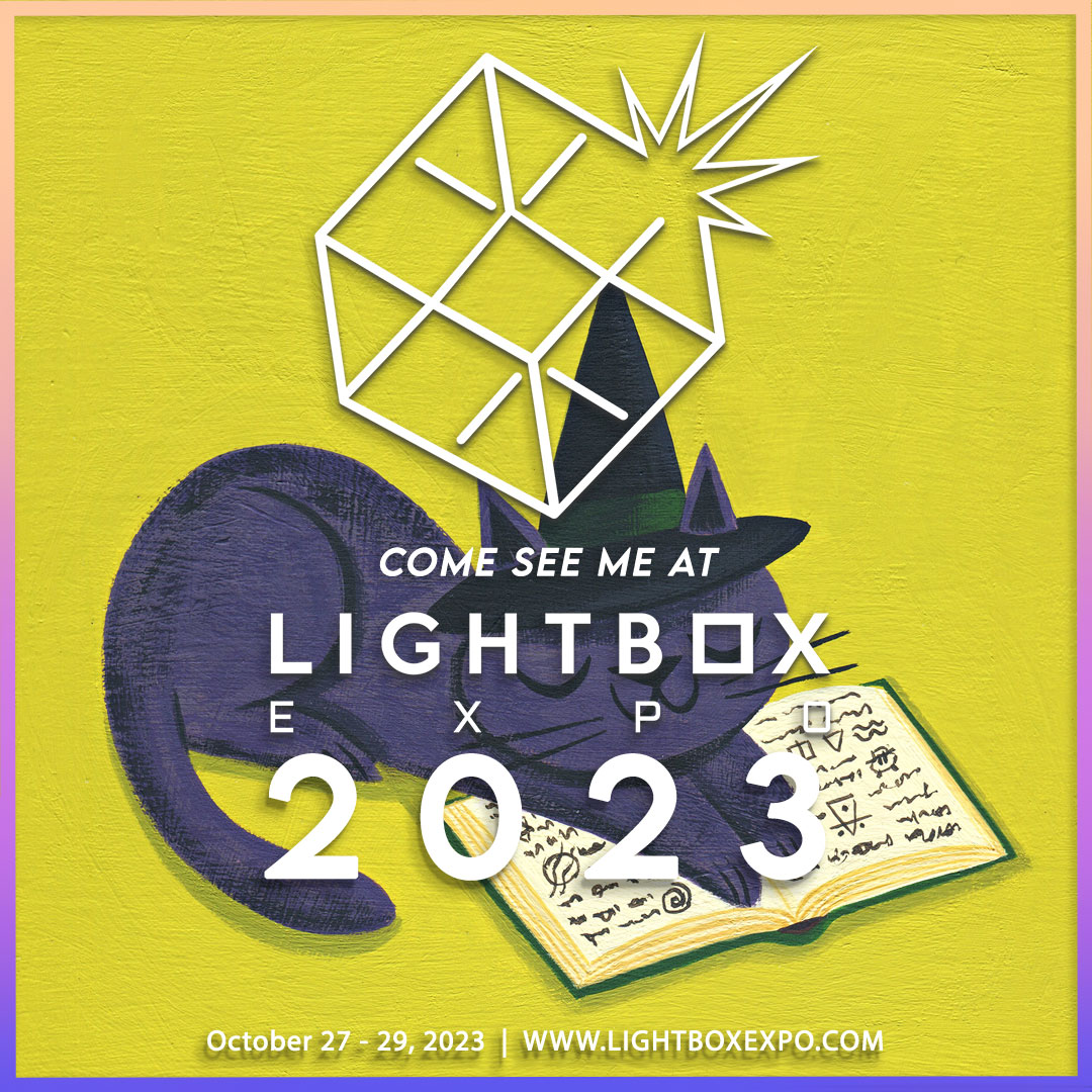 I haven't been as active here lately because I've just been really busy, but just dropping in to let you know I'll be at Lightbox Expo next weekend at Table 117 with <a href="/bshum79/">Benson Shum</a>. I'm so excited! Come visit us!
#LBX2023