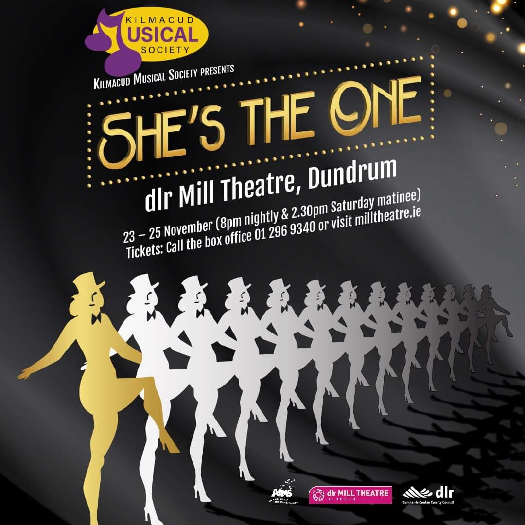 🌟 Exciting Announcement! 🌟

Join KMS as we honour the incredible women who've shaped musical theatre. "She's the One!" is a musical spectacle you won't want to miss. Coming to <a href="/dlrMillTheatre/">dlr Mill Theatre</a> this November.
Tickets are on sale NOW!

#ShesTheOne #KilmacudMusicalSociety #Dublin