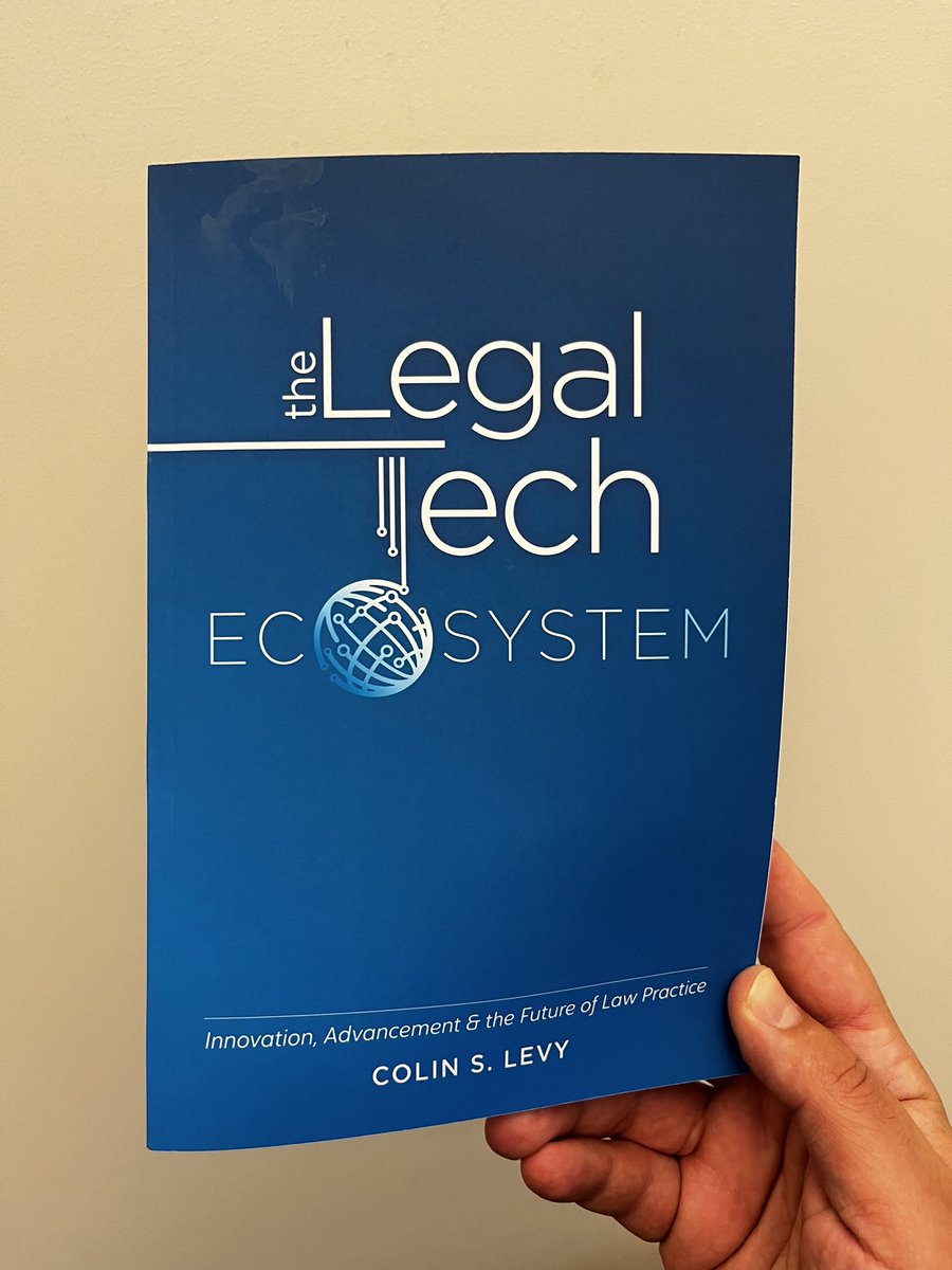 Weekend read: @Clevy_Law’s new book. Congrats, Colin! Looking forward to digging in.