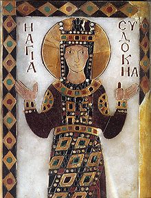 #OTD 460 death of Aelia Eudocia, Byzantine empress. Born in Athens c. 400, she married Theodosius II on 7 June 421. They had 3 children together, before she was banished c. 443 in contested circumstances. She spent the rest of her life in Jerusalem #ByzantineHistory