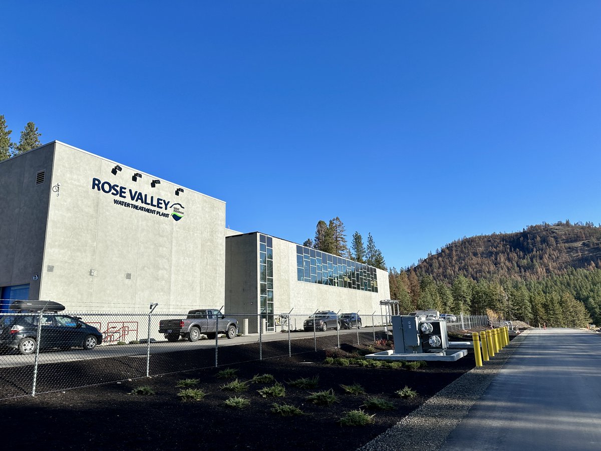 WestKelownaCity's tweet photo. Clean, safe and reliable drinking water is on the way as we get set to turn on the tap for the Rose Valley Water Treatment Plant.
💧Phase I – Rose Valley-Lakeview System by end of Nov. 2023
💧Phase II – West Kelowna Estates System &amp; Sunnyside/Pritchard System by end of Dec. 2023 https://t.co/bggdGFw4nC