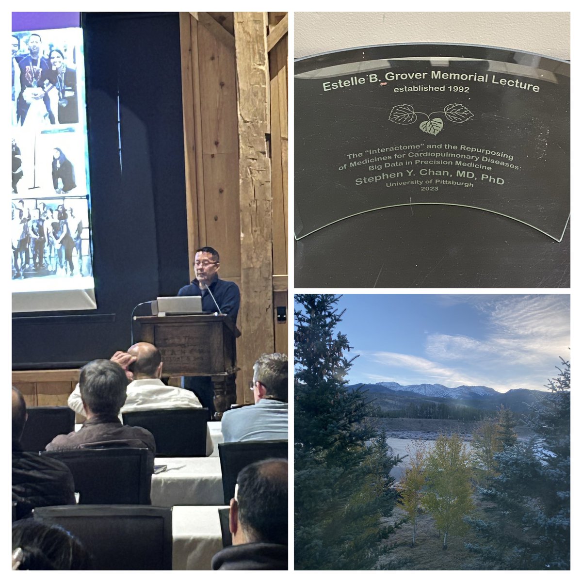 chansteve73's tweet photo. Deeply honored to have presented the Estelle Grover Memorial Lecture at 2023 #GroverConference. Credit to Chan lab members past and present who made this possible. @ATS_Assemblies @ATS_PC @PittVMI @PittDeptofMed @HviUpmc https://t.co/iv7x7zd9MU