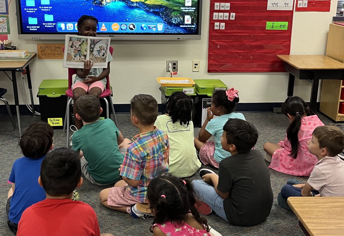 What a day! We ROCKED Pink Out Day and ROLLED through our Bike &amp; Scooter Rodeo! We capped it all off with an amazing guest reader! It’s great to be a 1st grader! ⁦⁦<a href="/MinshewColts1/">MinshewColts1</a>⁩ ♥️🐴 #EveryStudentEveryDay #myMISD